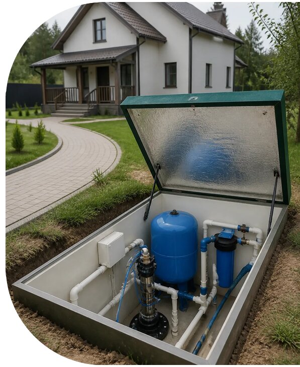 Автономное водоснабжение дома в Кстове от 152760 р. | АПаруса-Ксв