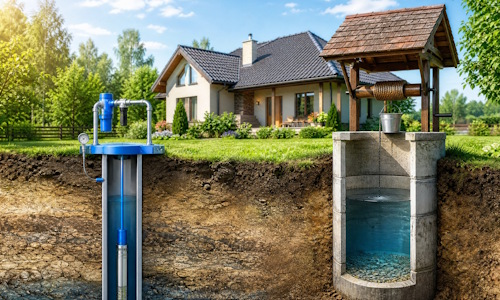 Автономное водоснабжение загородного дома Кстово: скважина или колодец 